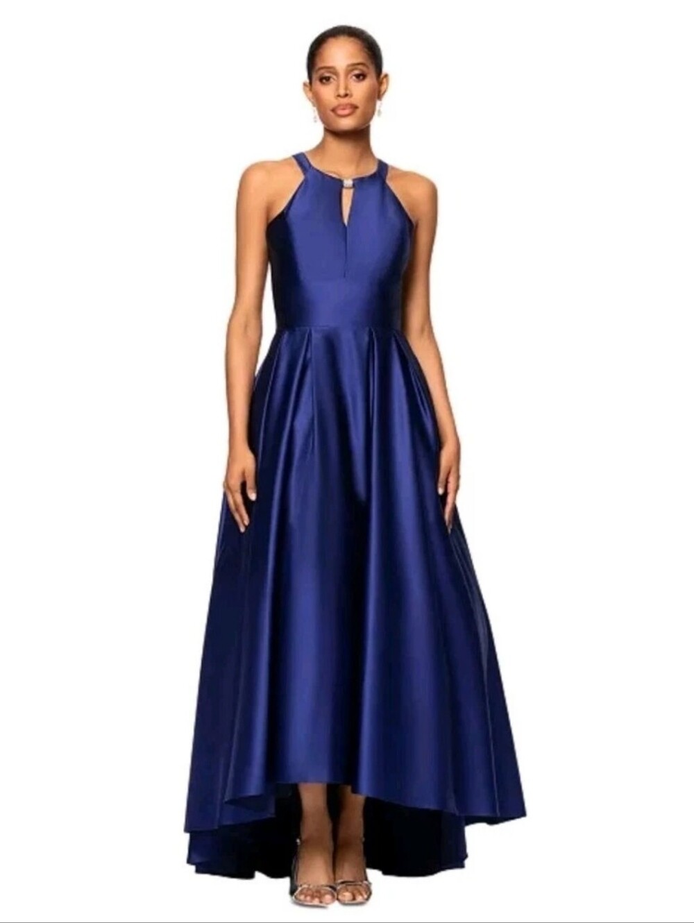 betsy and adam royal blue dress NWT B&A & Satin High Low Formal Gown Size 8 $229 Deadstock25 Pants Size:37 L Coast Wrap Waist Satin perfect for making a